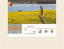 Tablet Screenshot of kspropertyads.rapmls.com